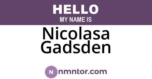 Nicolasa Gadsden
