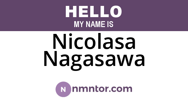 Nicolasa Nagasawa