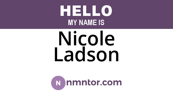 Nicole Ladson