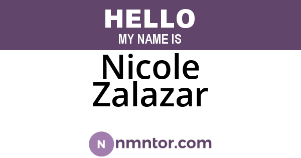 Nicole Zalazar