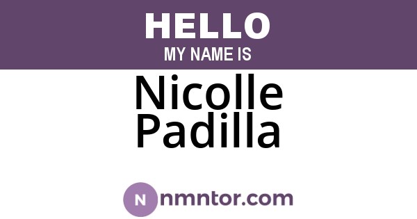 Nicolle Padilla