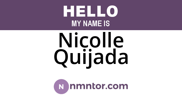 Nicolle Quijada