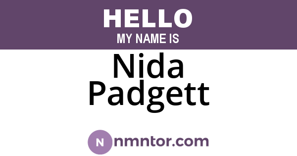 Nida Padgett