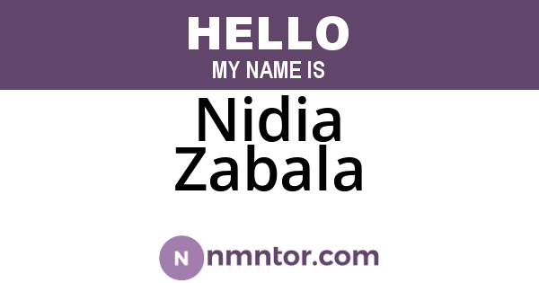 Nidia Zabala