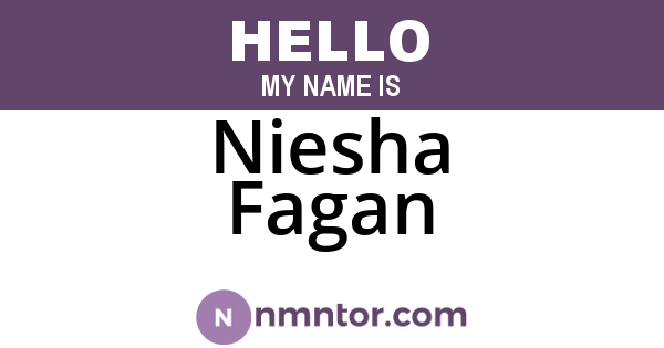Niesha Fagan