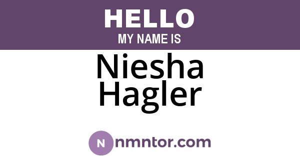 Niesha Hagler