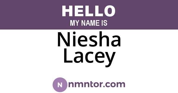 Niesha Lacey