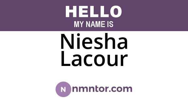 Niesha Lacour