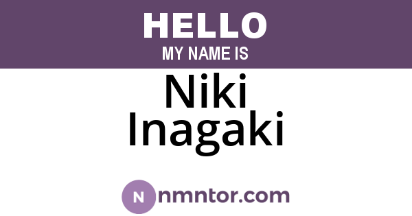 Niki Inagaki