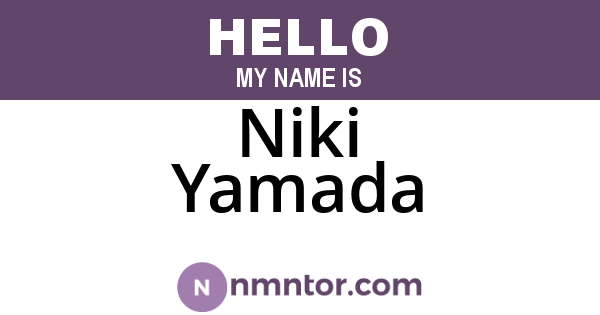 Niki Yamada