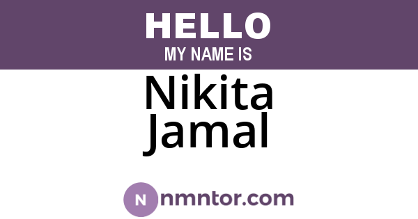 Nikita Jamal