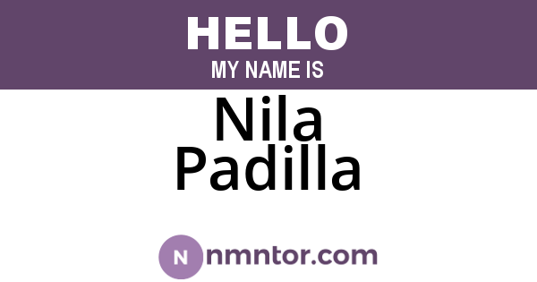 Nila Padilla