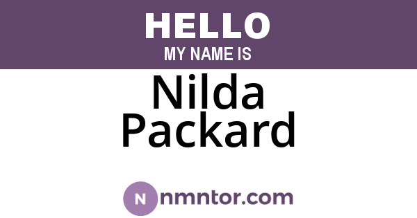 Nilda Packard