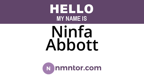 Ninfa Abbott