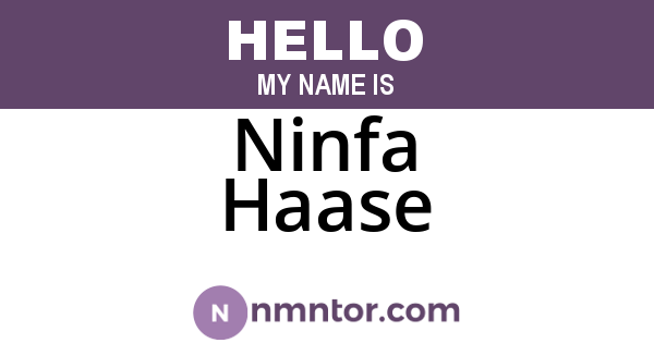 Ninfa Haase