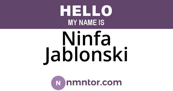 Ninfa Jablonski