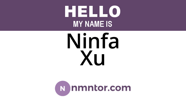 Ninfa Xu