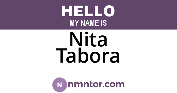 Nita Tabora