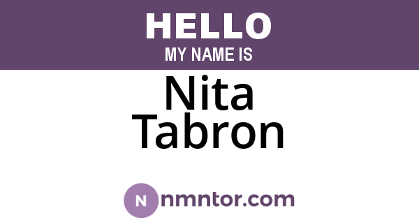 Nita Tabron