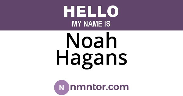 Noah Hagans