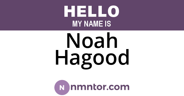 Noah Hagood