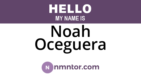 Noah Oceguera