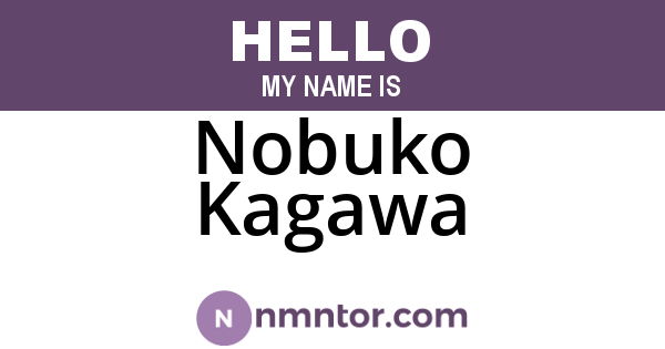 Nobuko Kagawa