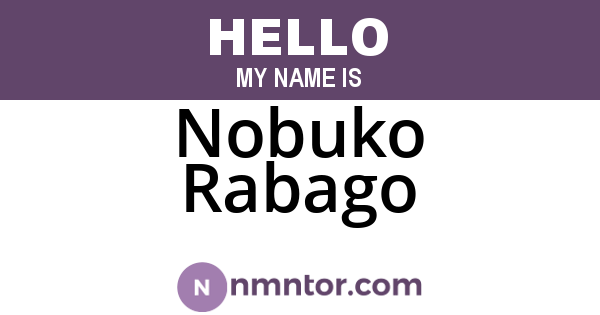 Nobuko Rabago