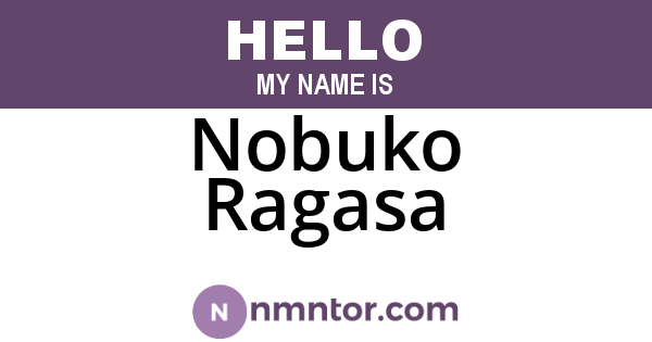 Nobuko Ragasa