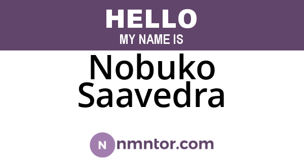 Nobuko Saavedra