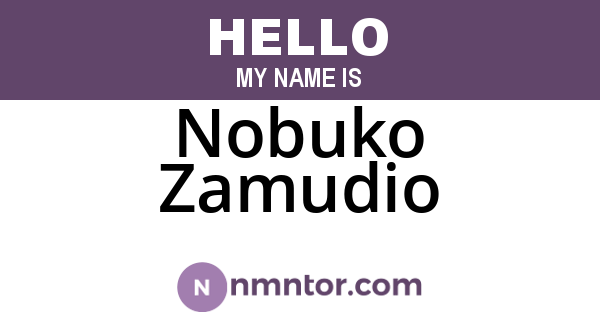Nobuko Zamudio