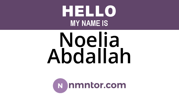Noelia Abdallah