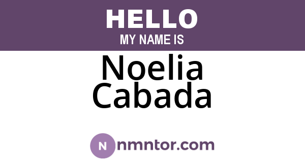 Noelia Cabada