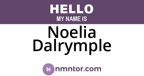 Noelia Dalrymple