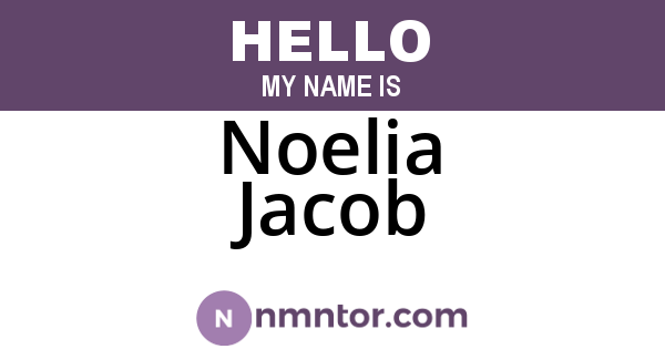 Noelia Jacob