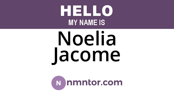 Noelia Jacome