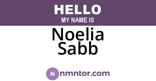 Noelia Sabb