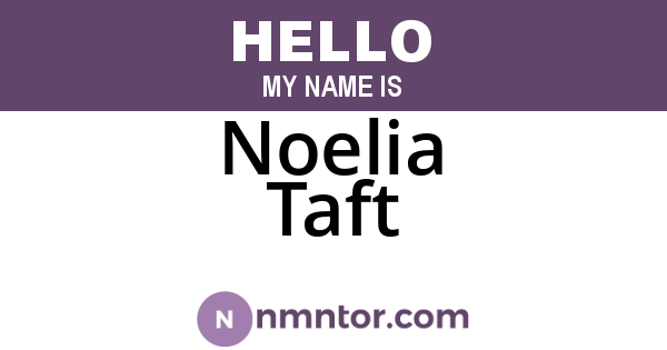 Noelia Taft