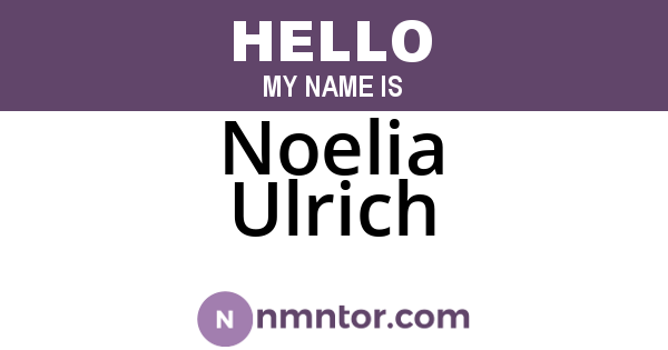 Noelia Ulrich
