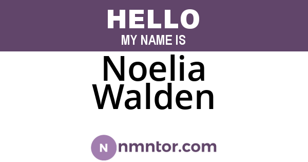 Noelia Walden