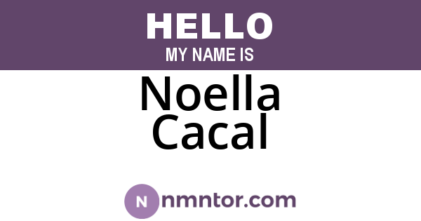 Noella Cacal