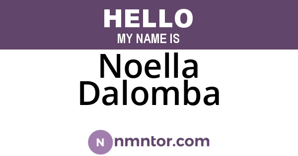 Noella Dalomba