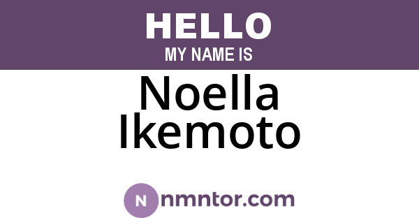 Noella Ikemoto