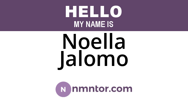 Noella Jalomo