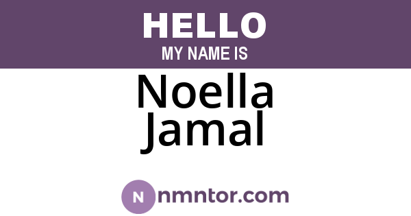 Noella Jamal