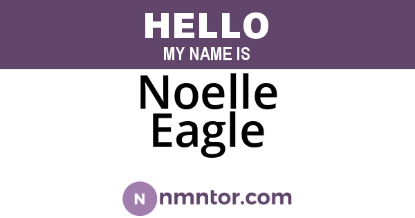 Noelle Eagle