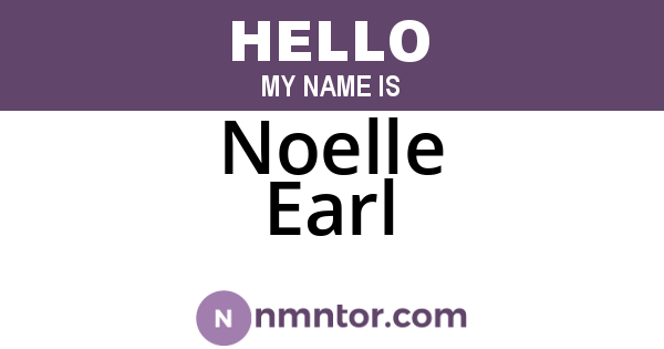 Noelle Earl