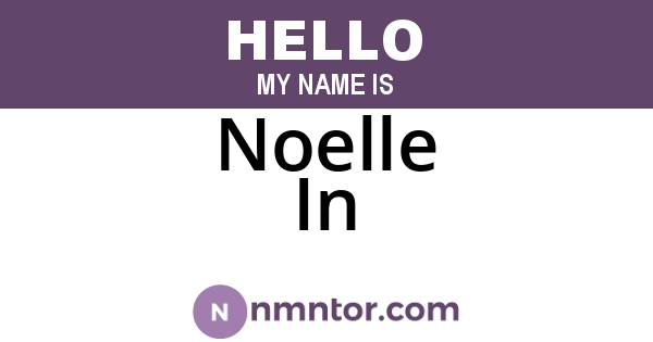 Noelle In