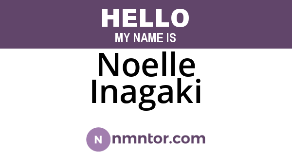 Noelle Inagaki
