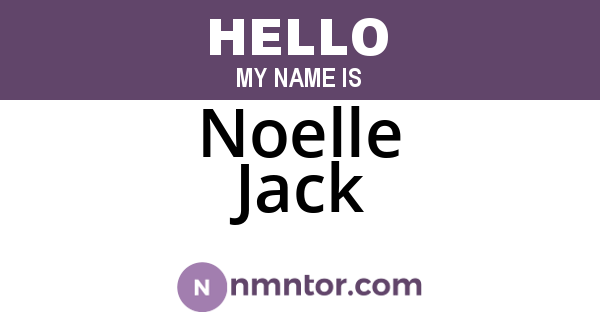 Noelle Jack